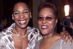 Sonique with her mother Shirley Douglas